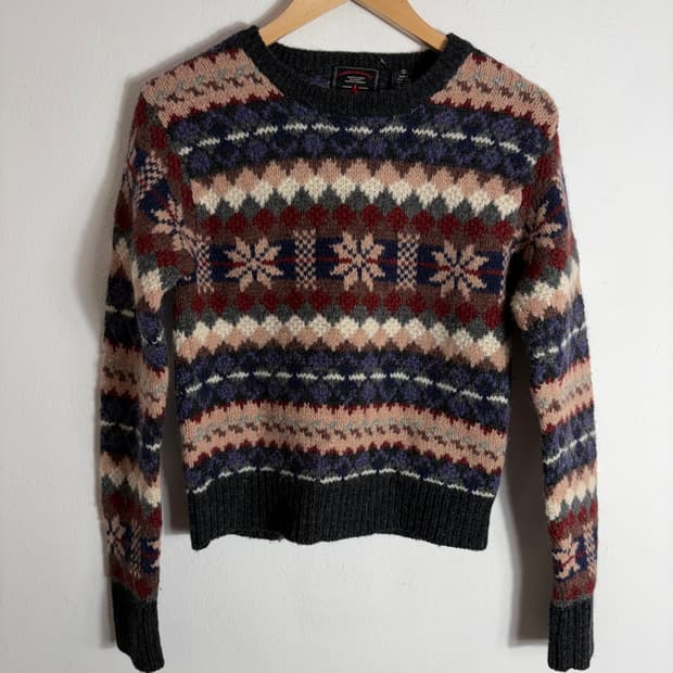 아메리칸이글 페어아일 울100% 니트(S)