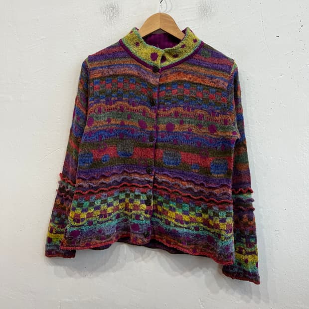 beleeclub 비비드 가디건 Made in JAPAN 