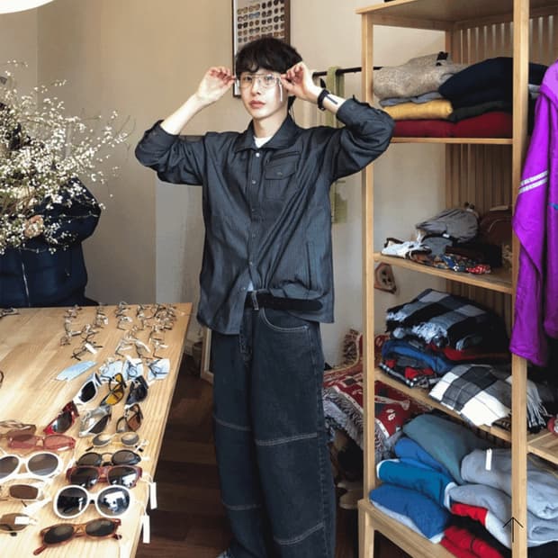 호아이보 웨스턴셔츠 블랙 