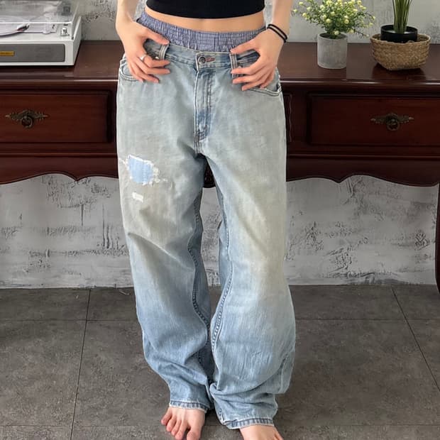 리바이스 실버탭 배기