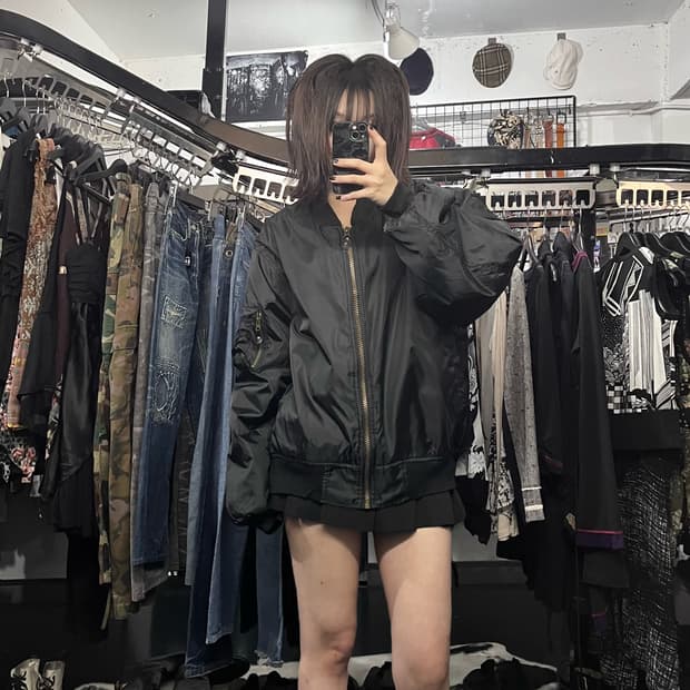 오버핏 Ma-1 자켓