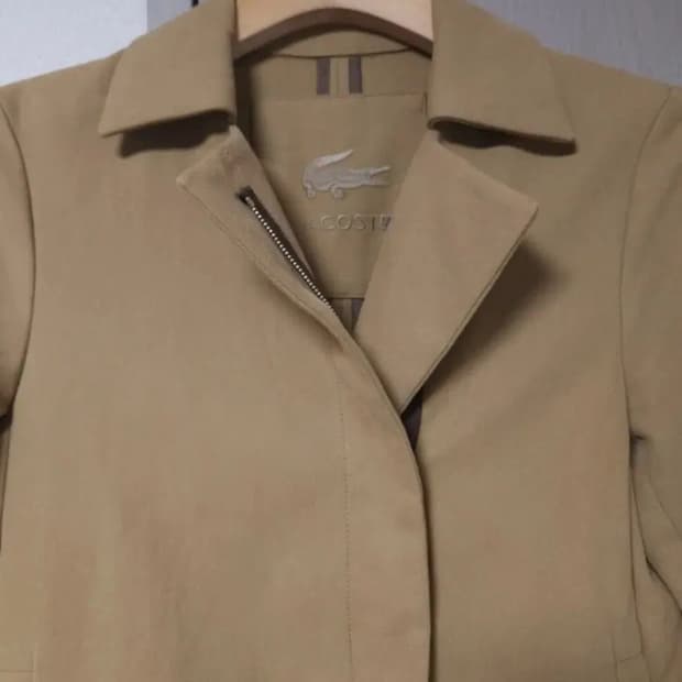 라코스테 캐시미어 함유 코트, M