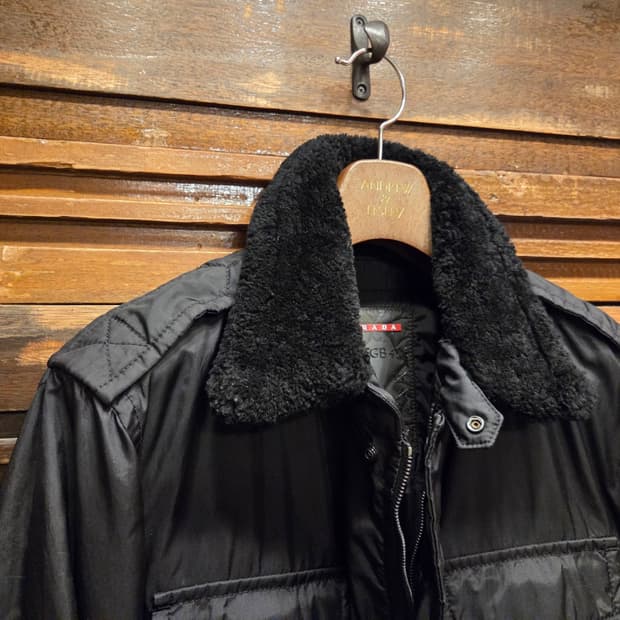 프라다 M-65 유틸리티 패딩자켓