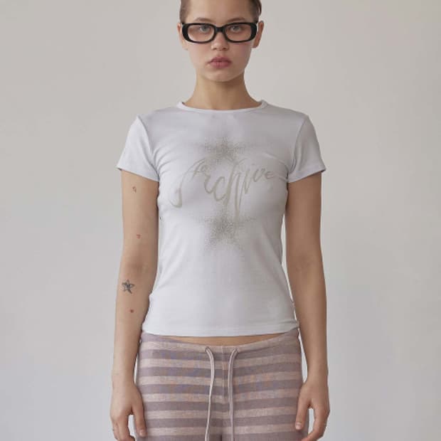 [S] 스컬프터 Anew Archive Tee Ice Gray