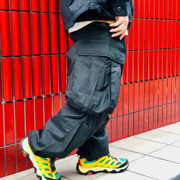 빔즈 빅 포켓 나일론 이지 카고 팬츠 M