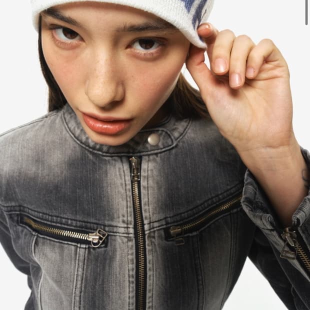 미드나잇무브 데님자켓