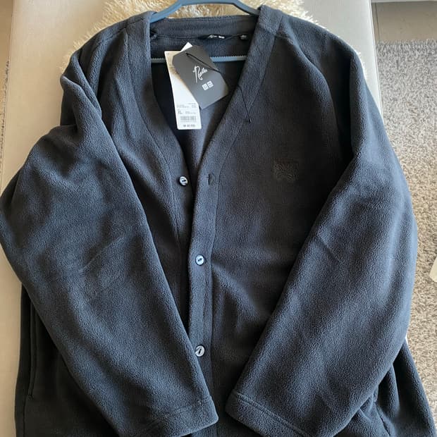 유니클로 니들스 플리스 후리스 다크 그레이 회색 XL 새상품