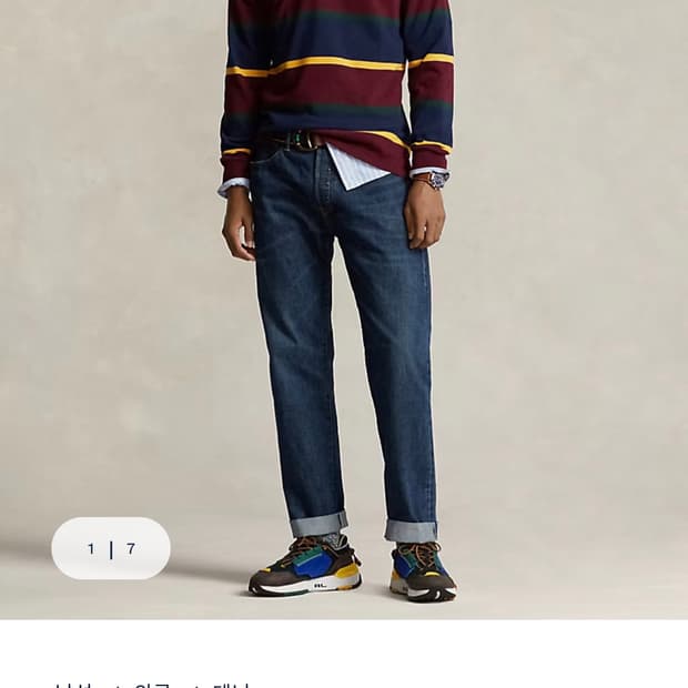 30x30) 폴로 빈티지 클래식핏 데님