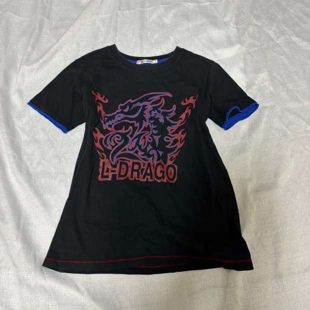 “Unknown” Y2K Dragon Print Tee