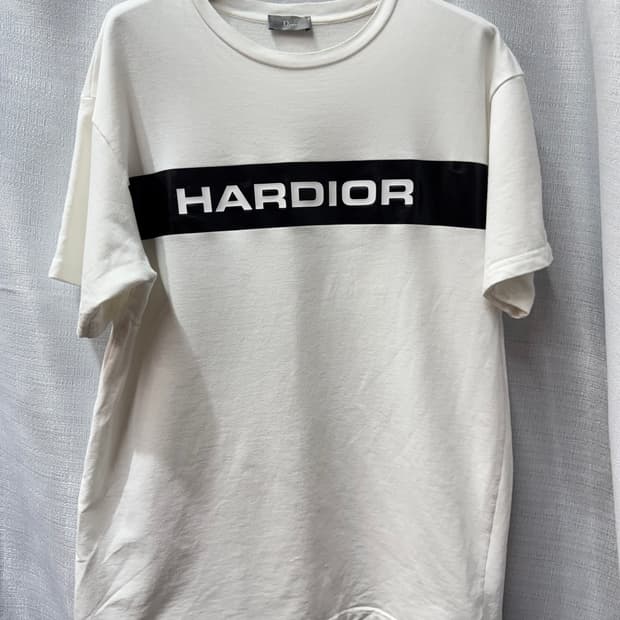 디올옴므 17AW 하디올 로고 반팔티 S(M~L)