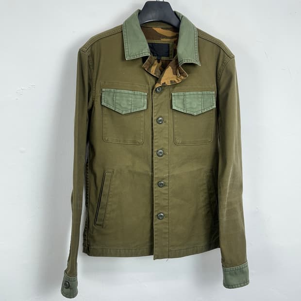 Luv Maison Camo Detail Cotton Jacket