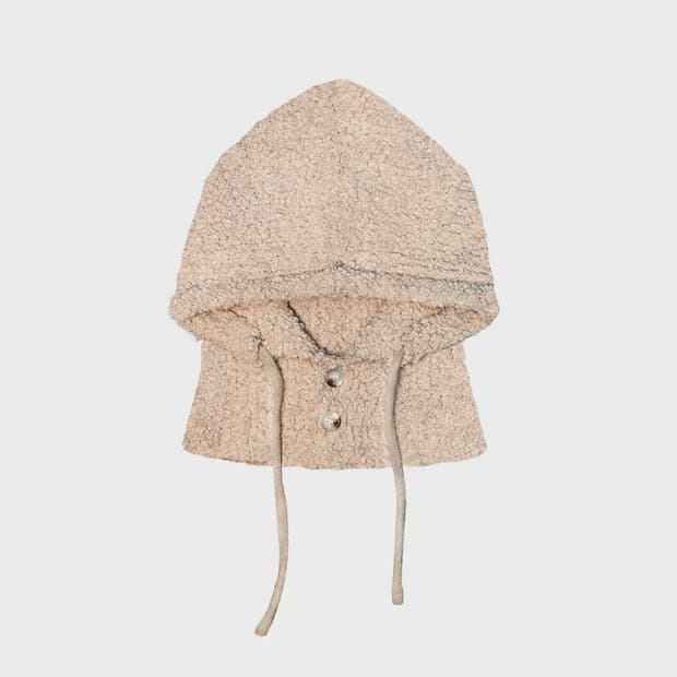 더미스테리어스호텔 부클 바라클라바 모자