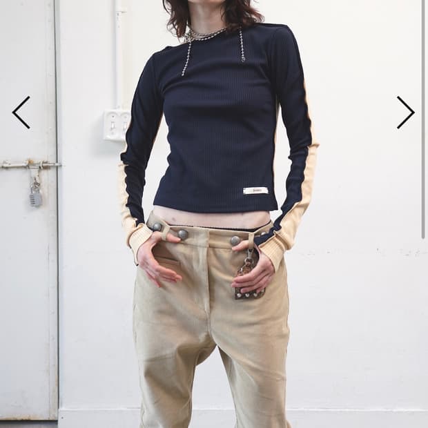 데어드 하프앤하프 롱슬리브