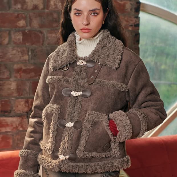 비터셀즈 메리 펄 무스탕 - 차콜