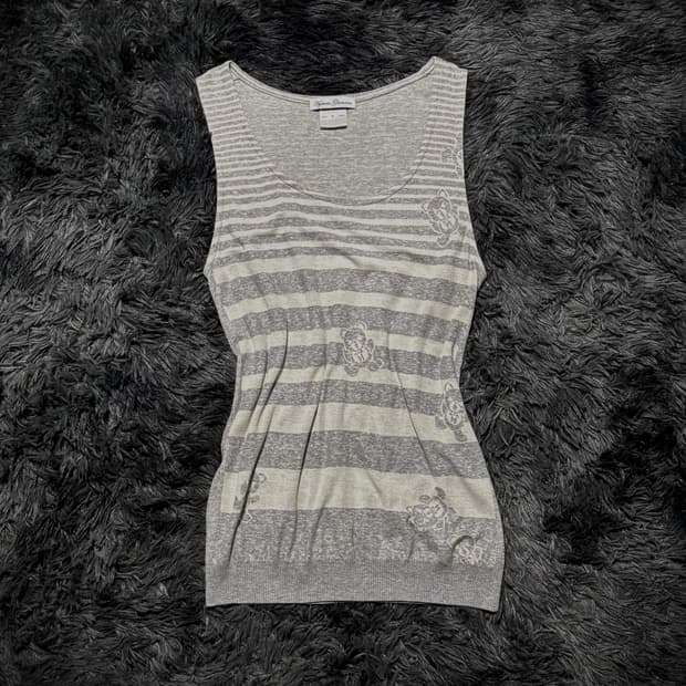 Hysteric Glamour 퍽베어 스트라이프 슬리브리스