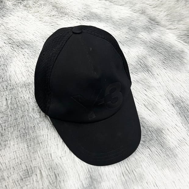 Y-3 요지 야마모토 빅로고 볼캡