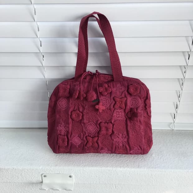 이세이미야케 타마샤 토트백 와인