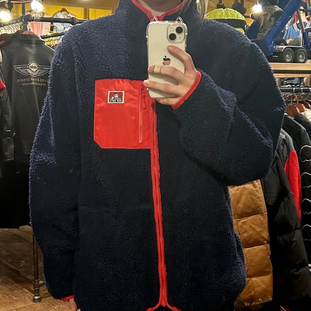 [HI] 벤 데이비스 양털 후리스 네이비