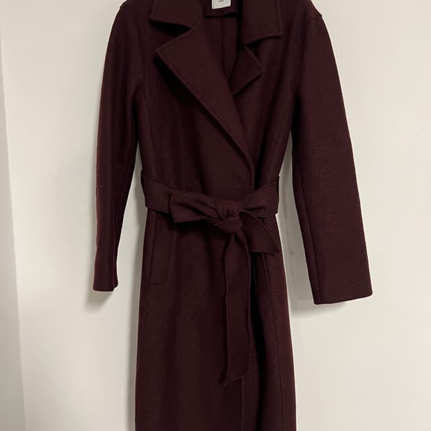 Cinzia Rocca due 클래식 울 랩코트