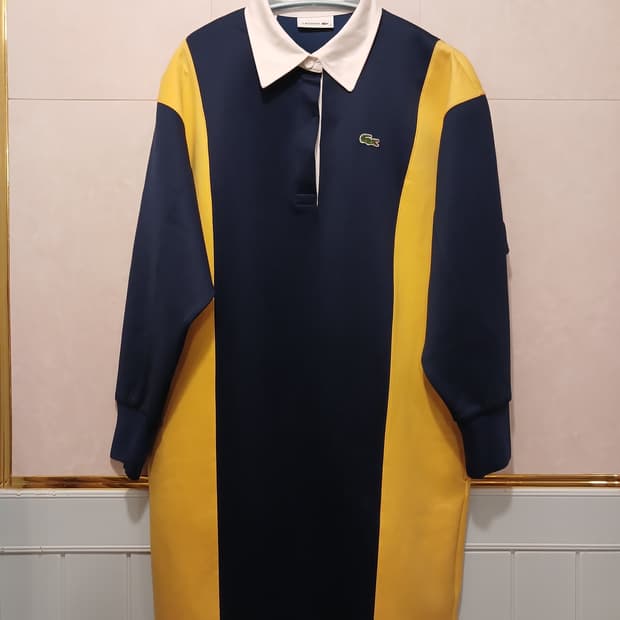 라코스테 정품 여성 카라 원피스 M (95) 사이즈