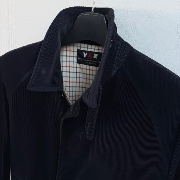 반 자켓 재팬 코듀로이 블루종 자켓 