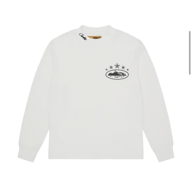 코르테이즈 5 스타즈 알카트라즈 와플 롱슬리브 화이트