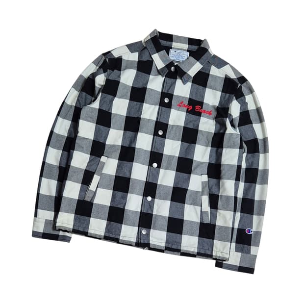 챔피온 체크 자켓