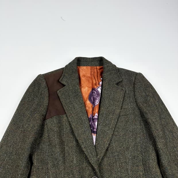 빈폴 레이디스 헤링본 패치 블레이저 자켓 (S 여성추천)