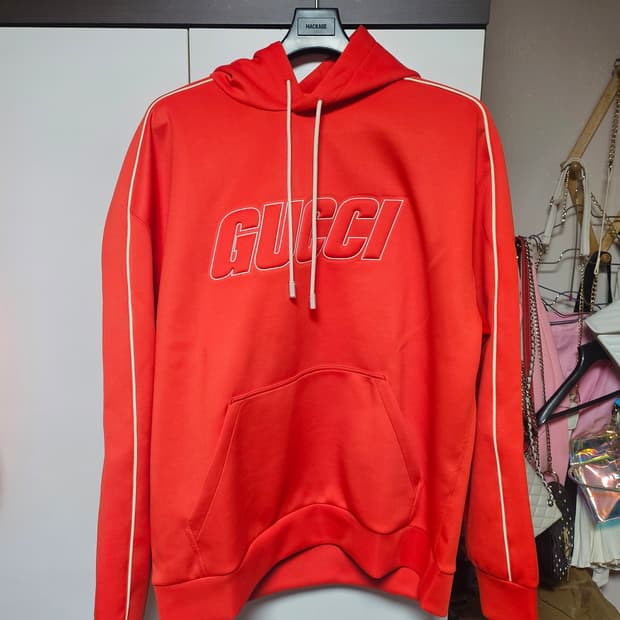 구찌 오렌지 후드 새상품 L 95~100