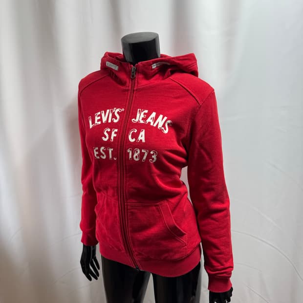 리바이스 플러프 후드 집업