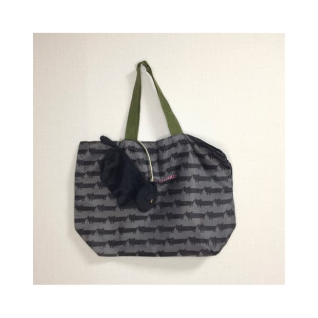 츠모리 치사토 네코 파우치 & 토트백 세트