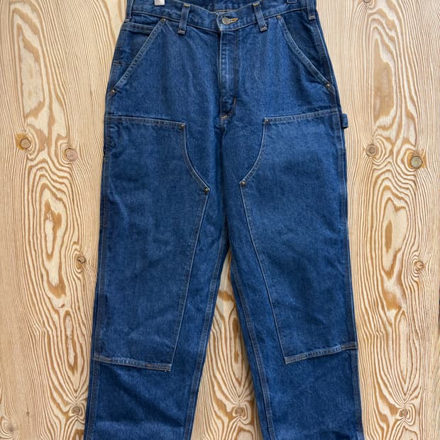 칼하트 더블니 카펜터 데님팬츠