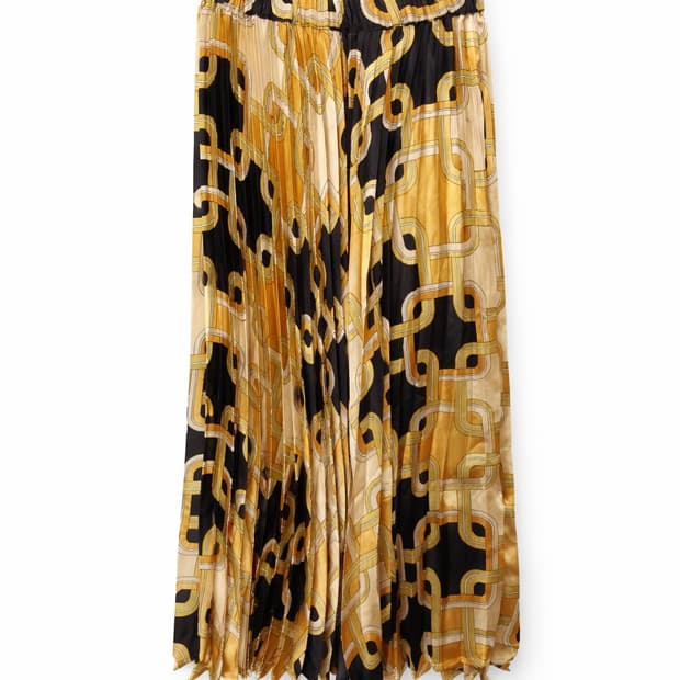 H&M Richard Allan 플리츠 롱 스커트 S