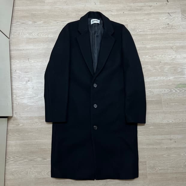 인사일런스 울 싱글 롱코트 [블랙] S/90