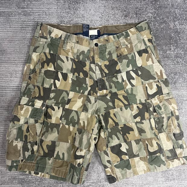 TOMMY 카모플라쥬 패치워크 