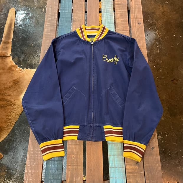 스타일아이즈 슈가케인 코튼 블루종 자켓