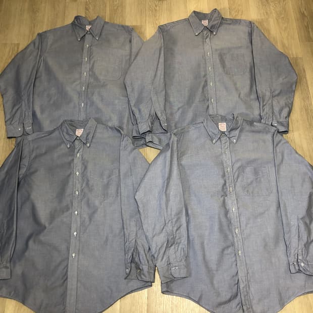 (XL-XXL) 새상품 90s 브룩스 브라더스 미국제 옥스포드 셔츠 블루