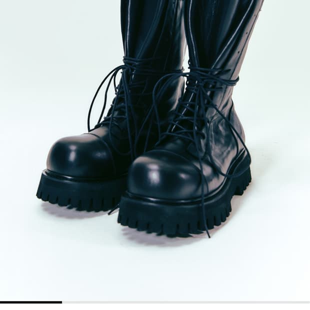 랜 아카이브 모노 카우 부츠