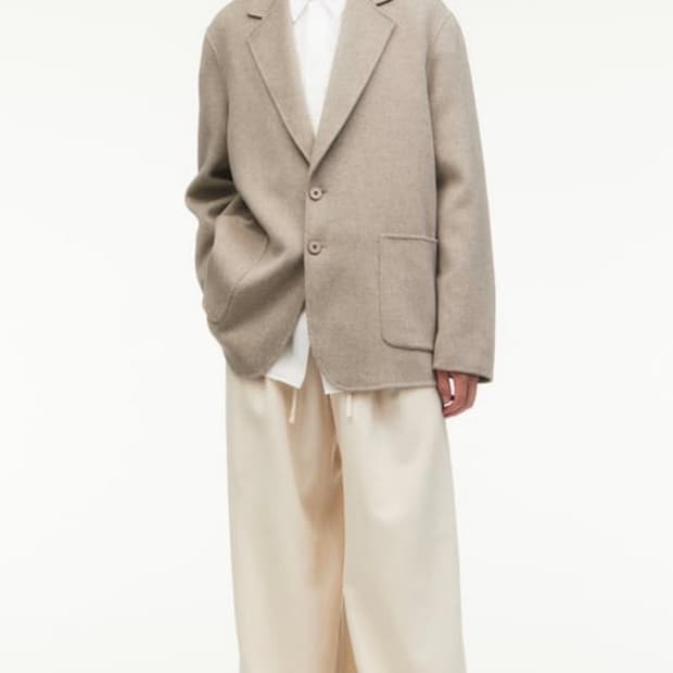 자라 리미티드 울 블레이져 L