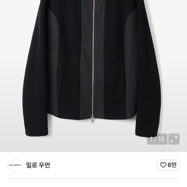 밀로 우먼 후드집업