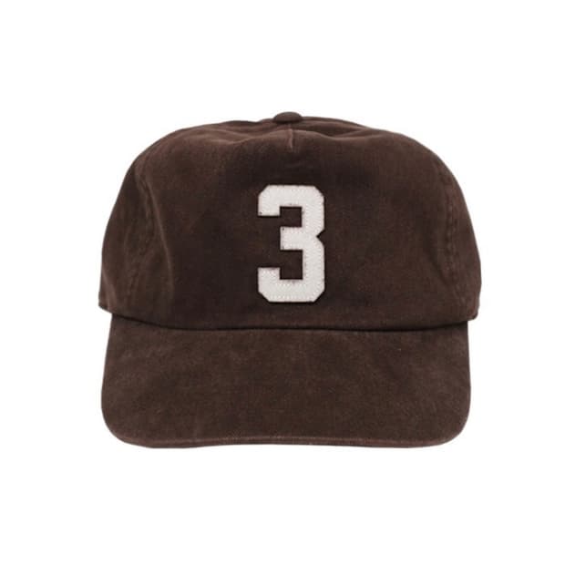THREE 5 PANEL CAP (BROWN)