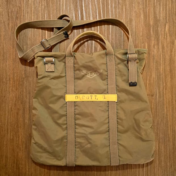 RRL 윙로고 나일론 2-Way 헬멧 백 (Double RL Bag)
