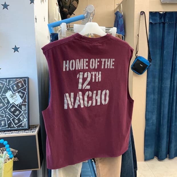 Heavy weight cutting sleeveless 