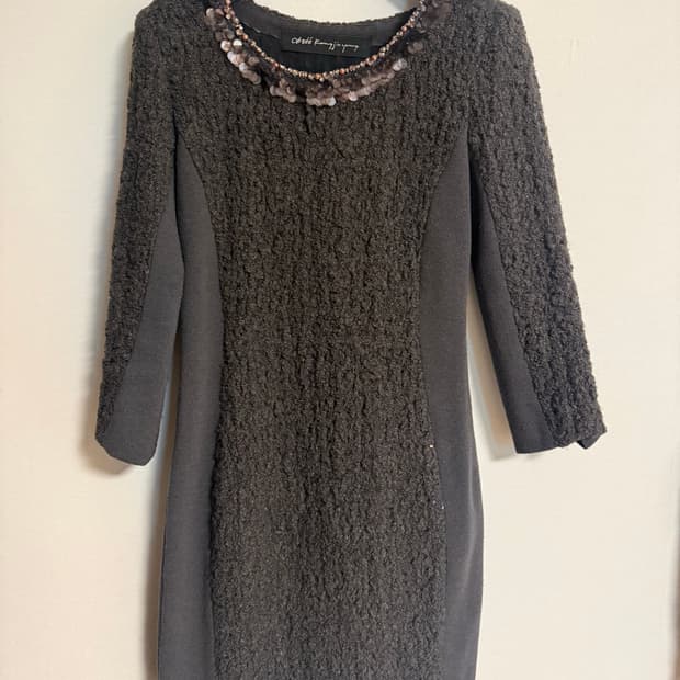 오브제 스팽글 원피스