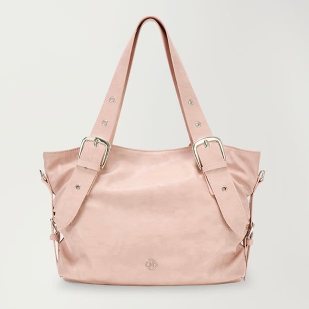 히어리 비비 버클 숄더백 핑크