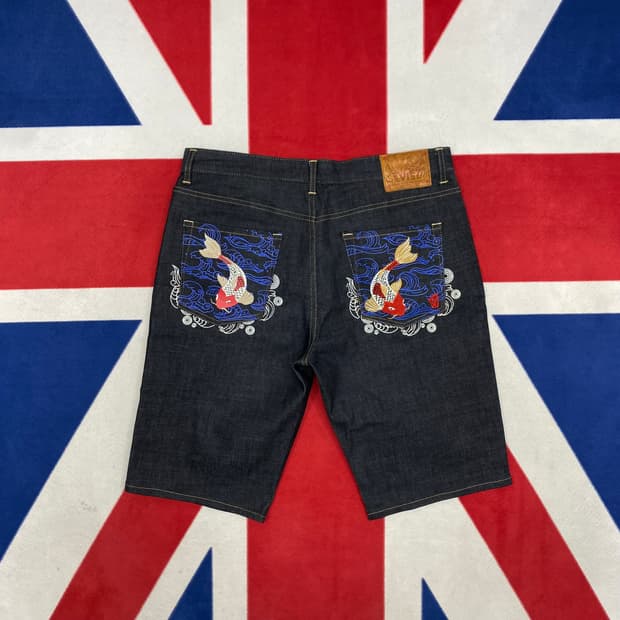 에비수 데님 반바지  34