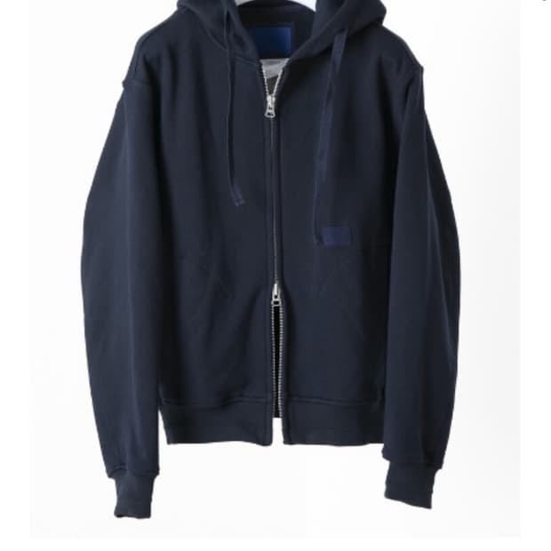 도큐먼트 후드집업 네이비M