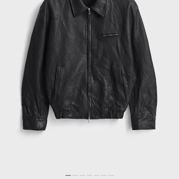 포터리 고트레더 자켓 3