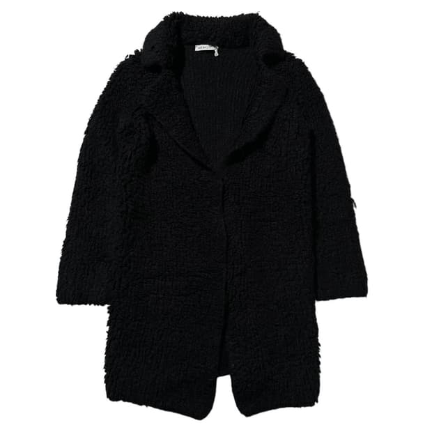 (매장판) 씨 바이 끌로에 울 알파카 니트 코트 블랙