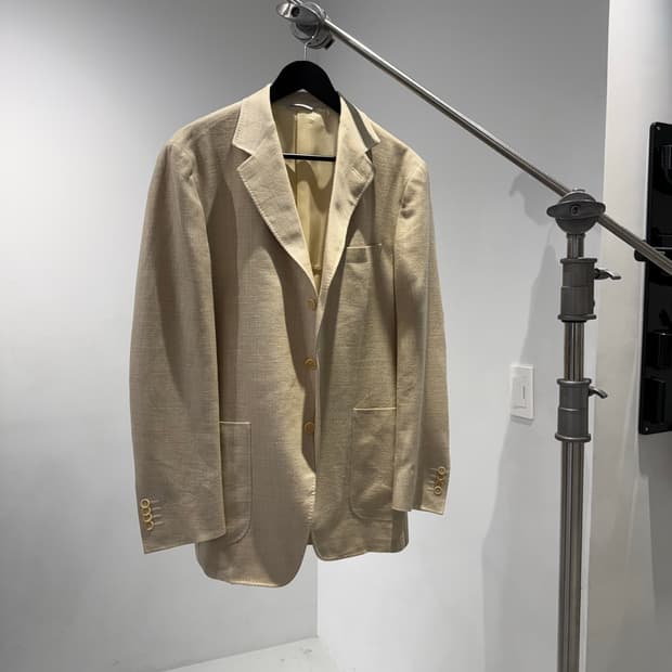 CANALI KEI JACKET LINEN BLEND BLAZER